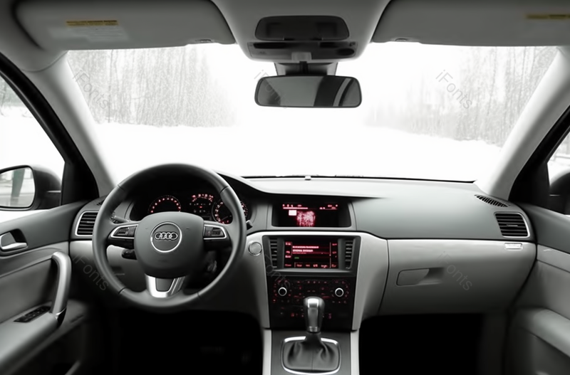 挡风玻璃窗外雪景汽车内饰摄影,高清,摄影图,摄影图片,图片大全,摄影图免费下载